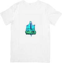 Thumbnail for Chills and Thrills Ghost T-Shirt | Funny Spooky Halloween Graphic Tee