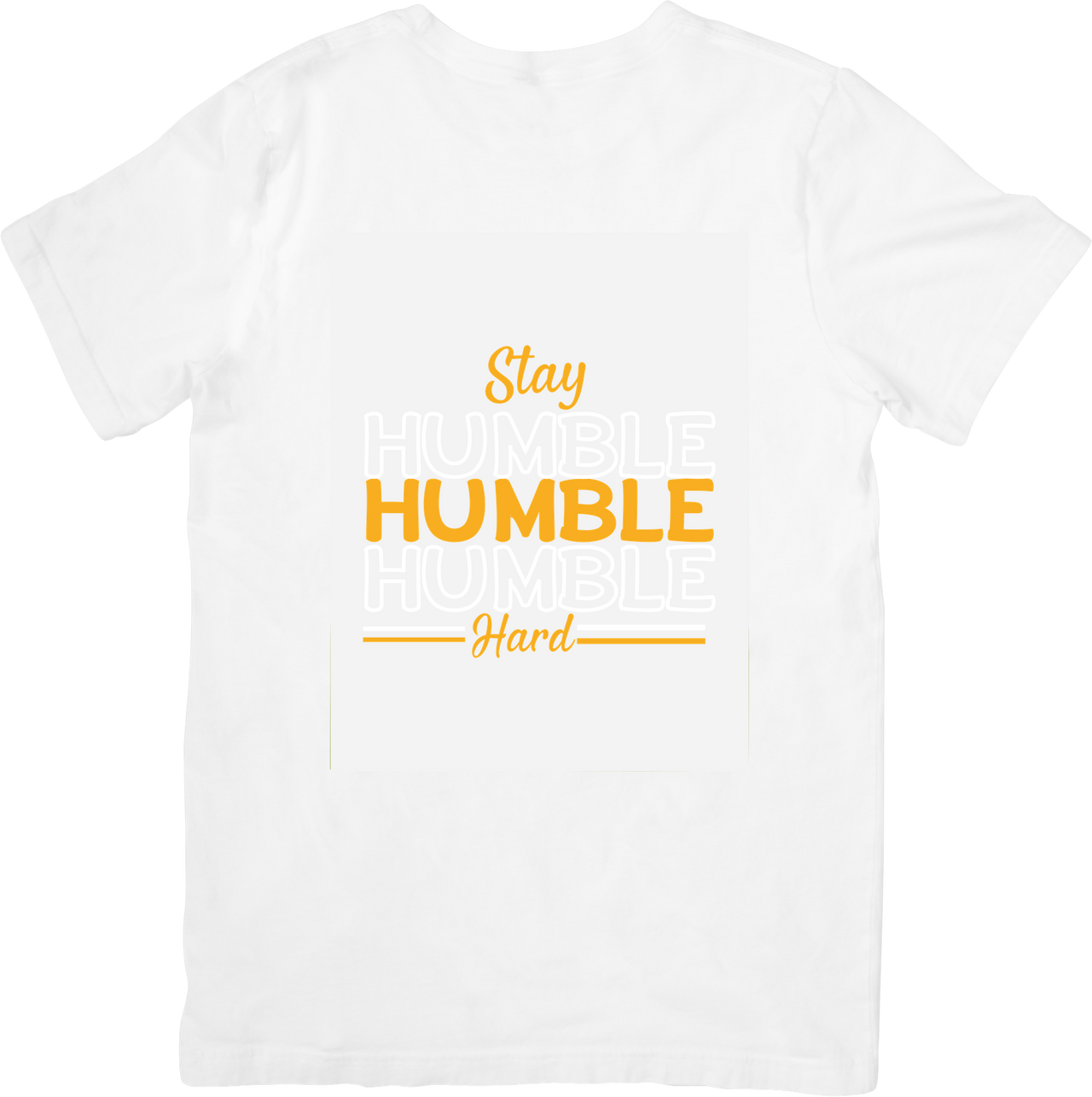 Stay Humble Hustle Hard T-Shirt | Minimalist Motivational Graphic Tee