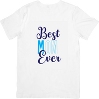 Thumbnail for Best Mom Ever T-Shirt | Minimalist Elegant Script Graphic Tee | Mothers Day Gift
